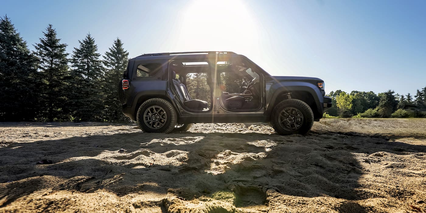 The Jeep Recon EV is a beast of an off-road electric SUV