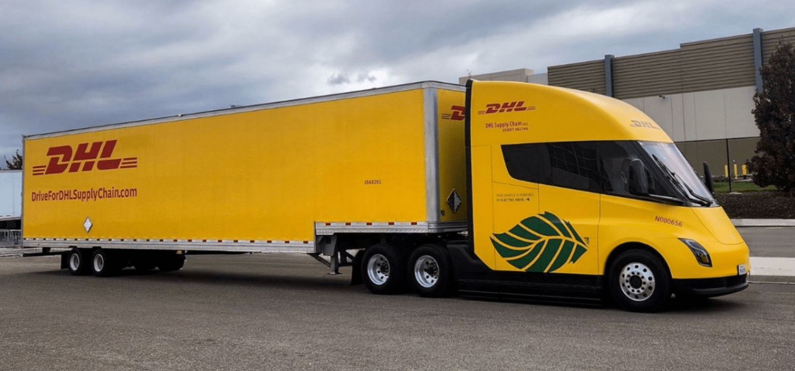 DHL takes delivery of its first Tesla Semi electric truck, says more to come next year