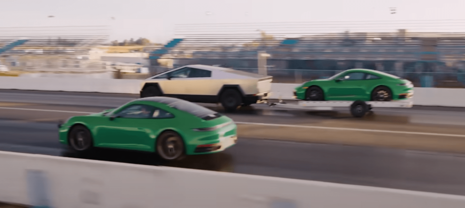 Elon Musk caught lying about Tesla Cybertruck beating Porsche 911 in a race