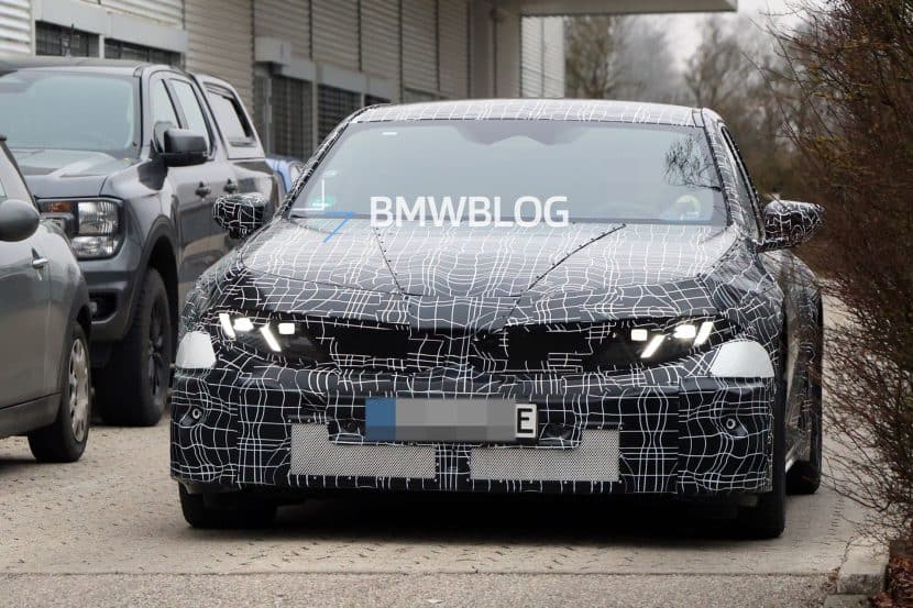 2027 BMW M3 Electric Reveals Production Neue Klasse Headlights in New Spy Photos