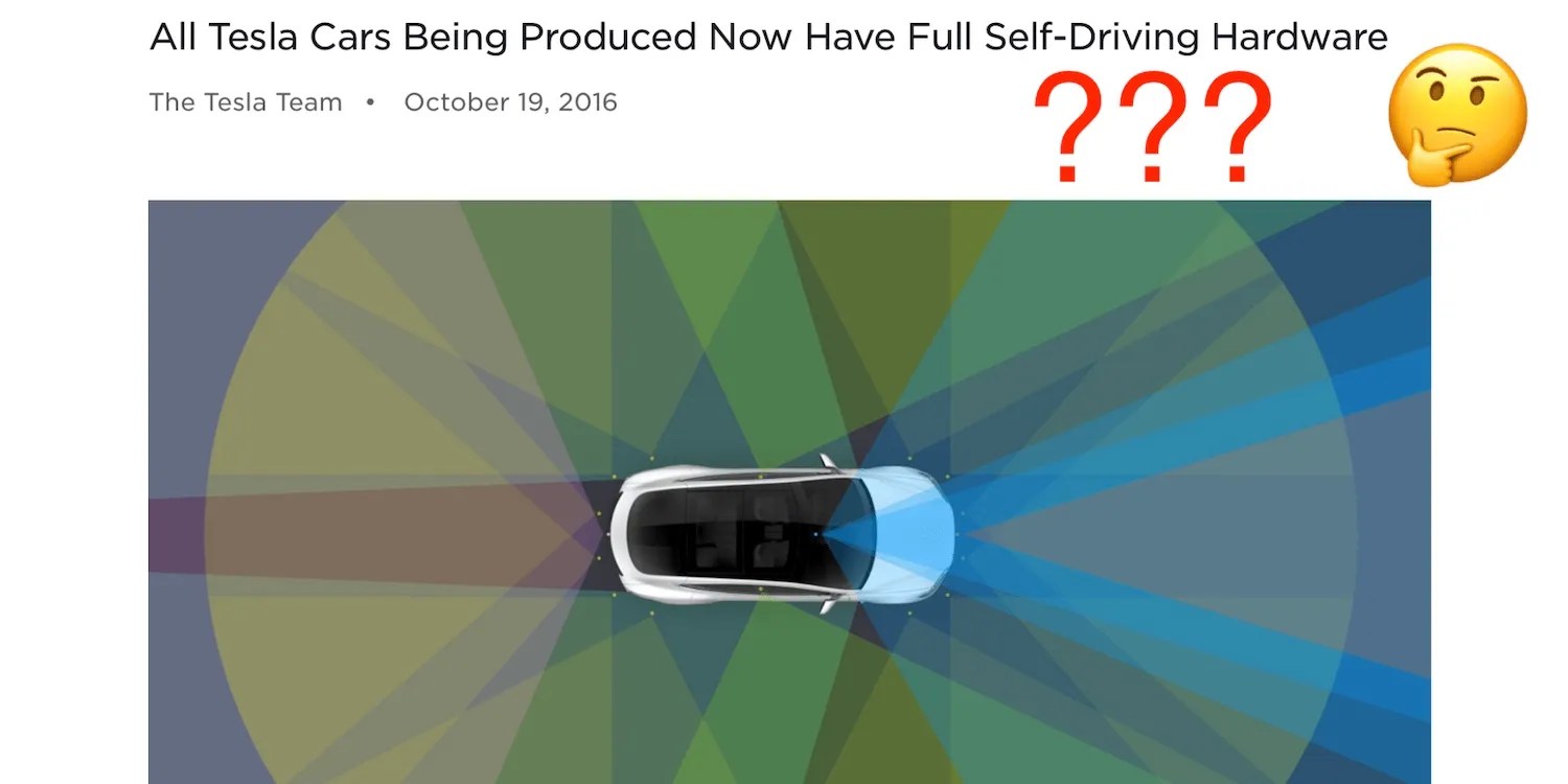 Tesla changes ‘all cars have self-driving hardware’ wording as HW3 lawsuits loom