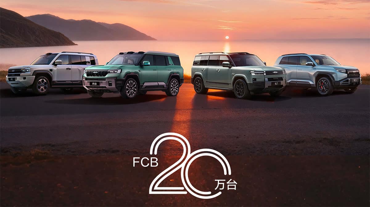 BYD Fang Cheng Bao reaches 200,000-unit sales milestone