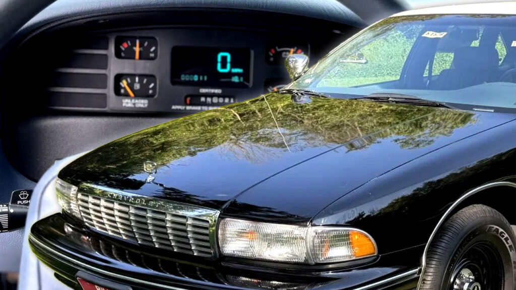 This 11-Mile Caprice Cop Car Never Got The Chance To Shake Down A Single Mustang