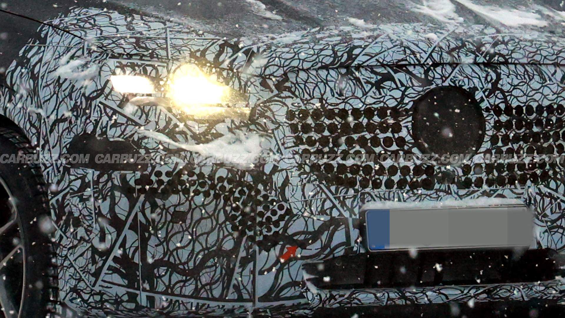 Mercedes-AMG GLE Spied Hiding Its Second Facelift In Snow-Covered Camo